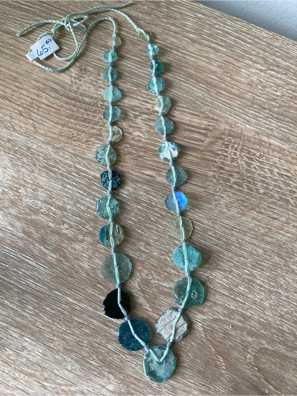 Ancient Roman Glass Graduated Coin Beads
